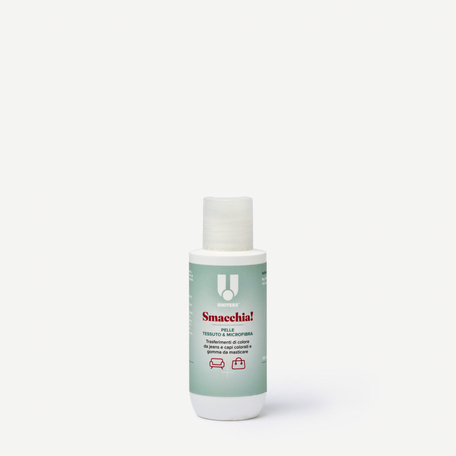 Uniters "Smacchia! Pelle Tessuto & Microfibra" Trasferimento di colore da  jeans, capi colorati e gomma da masticare.