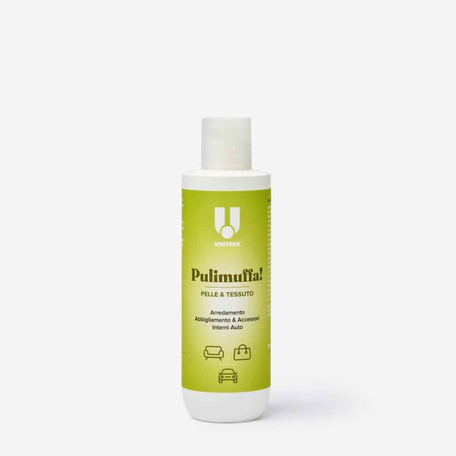 Uniters "Pulimuffa!" per arredamento, abbigliamento, accessori e interni auto.