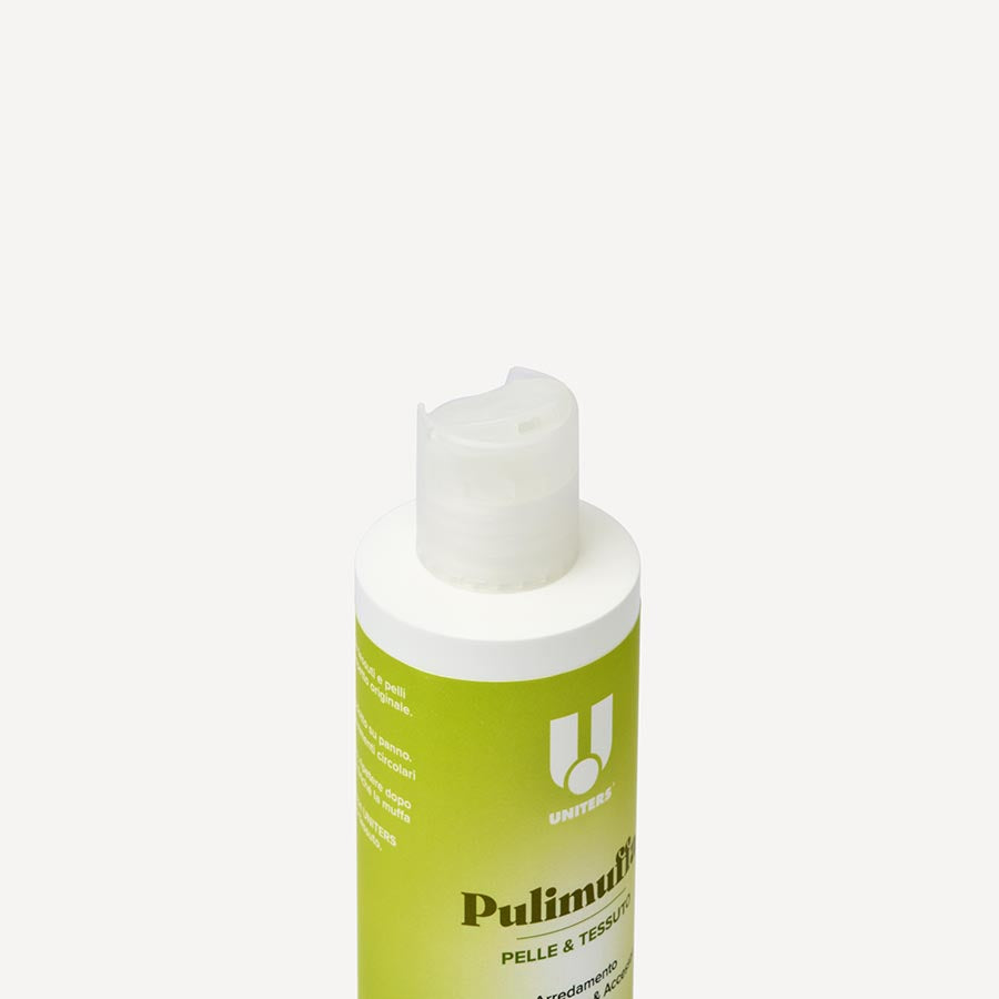 Uniters "Pulimuffa!" per arredamento, abbigliamento, accessori e interni auto.
